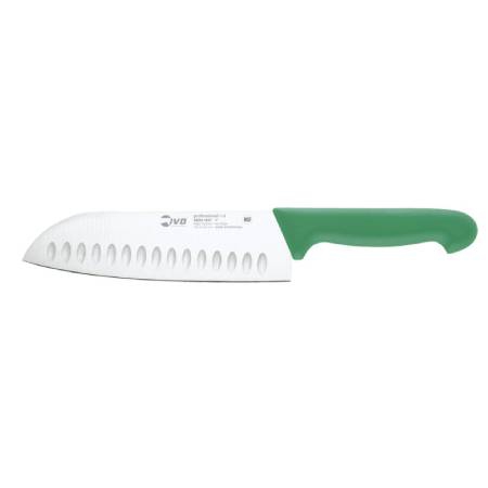 PROFESSIONALLINE I - Granton santoku knife green handle 125mm
