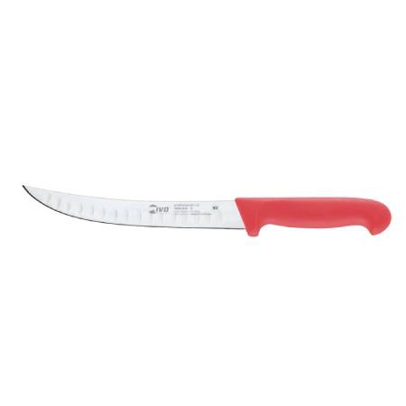 PROFESSIONALLINE I - Granton breaking knife red handle 255mm