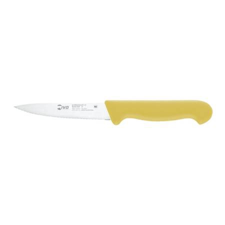 PROFESSIONALLINE I - Serrated paring knife yellow handle 100mm