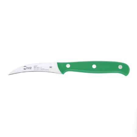 SOLO - Peeling knife green handle 85mm